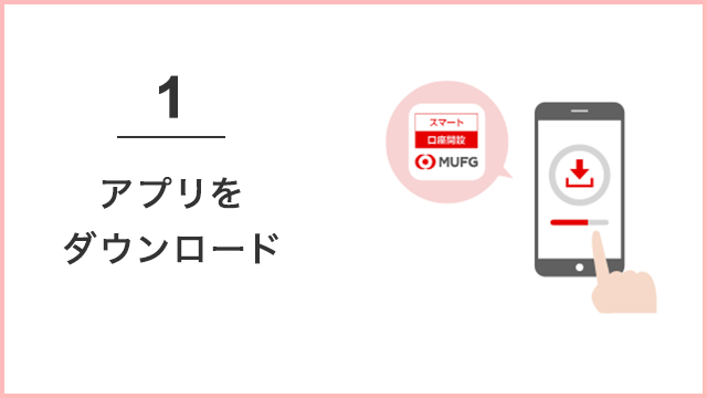 1.アプリをダウンロード